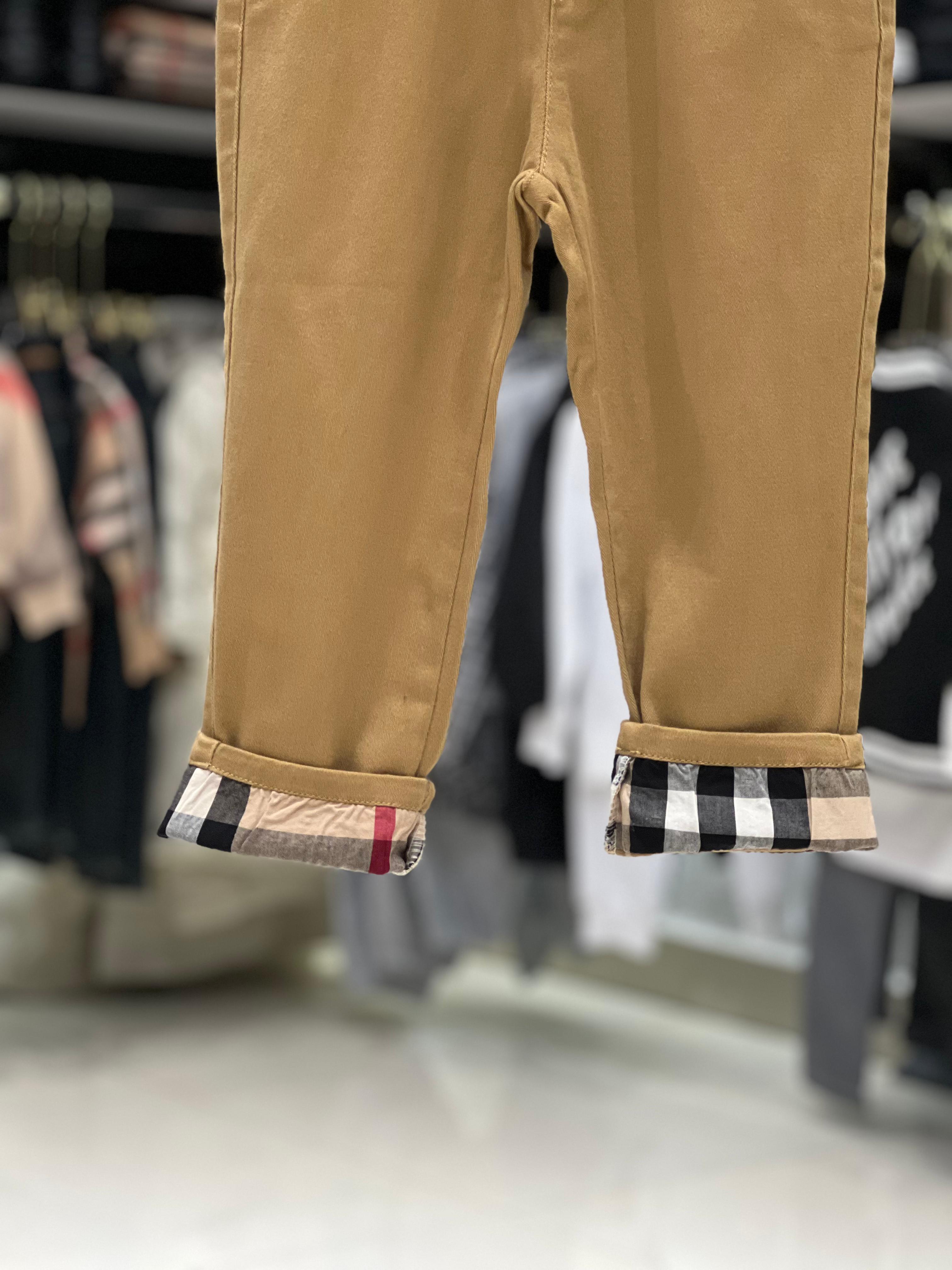 Burberry Kids - Beige Chino Trousers