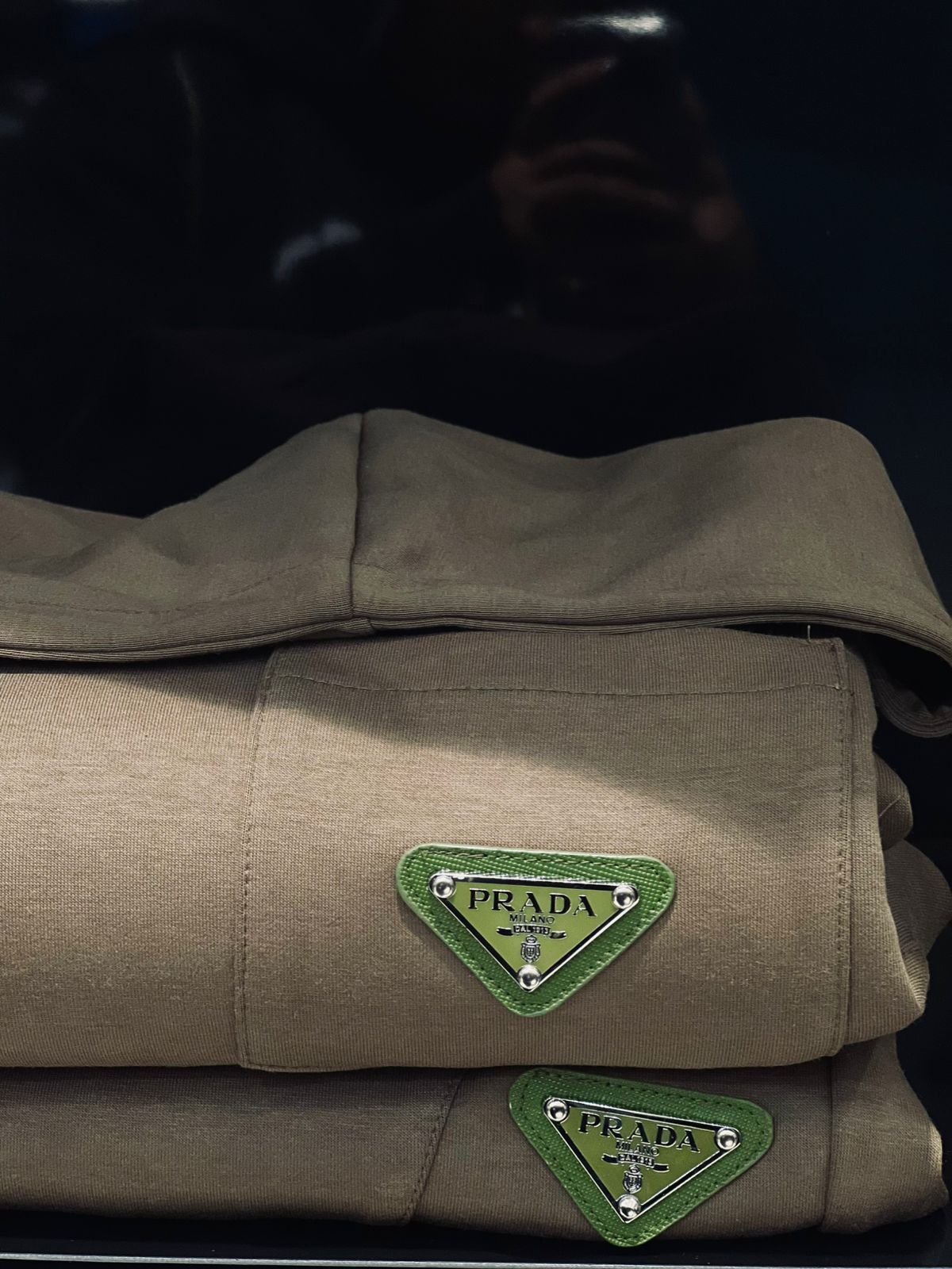 Prada - Kids' Camel Cotton Fleece Tracksuit Set - Signature Triangle Logo