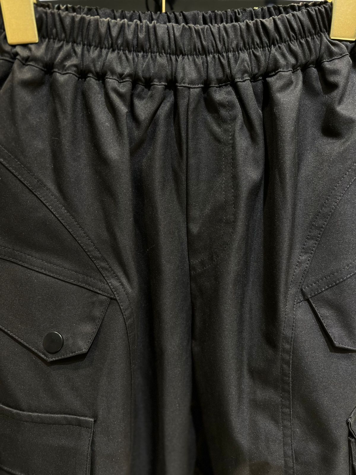 Moncler - Kids Black Cargo Pants | Elasticated Utility Joggers