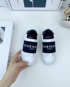 Givenchy - Kids Urban Street Slip-On Sneakers with Logo Strap - White