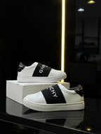 Givenchy - Kids Urban Street Slip-On Sneakers with Logo Strap - White