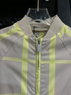Burberry - Kids Neon Grid Check Bomber Jacket - Archive Beige