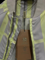 Burberry - Kids Neon Grid Check Bomber Jacket - Archive Beige