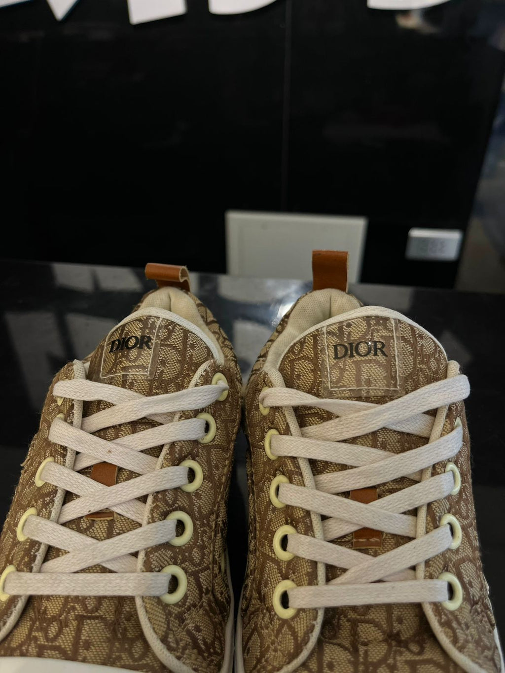Dior - Kids Low-Top Sneakers - Beige Oblique Canvas