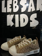 Dior - Kids Low-Top Sneakers - Beige Oblique Canvas