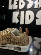 Dior - Kids Low-Top Sneakers - Beige Oblique Canvas