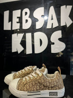 Dior - Kids Low-Top Sneakers - Beige Oblique Canvas