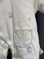 Fashion - Cozy Padded Baby Romper – Warm Winter Kimono Jumpsuit with Cute Animal Print
