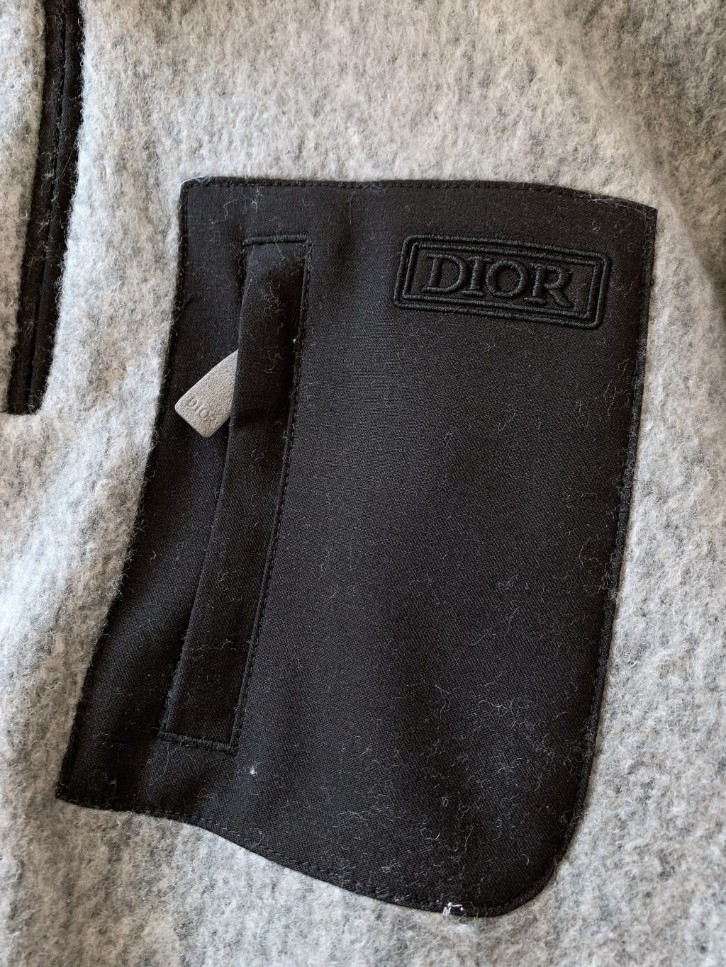 Dior - Textured Wool Quarter-Zip Pullover