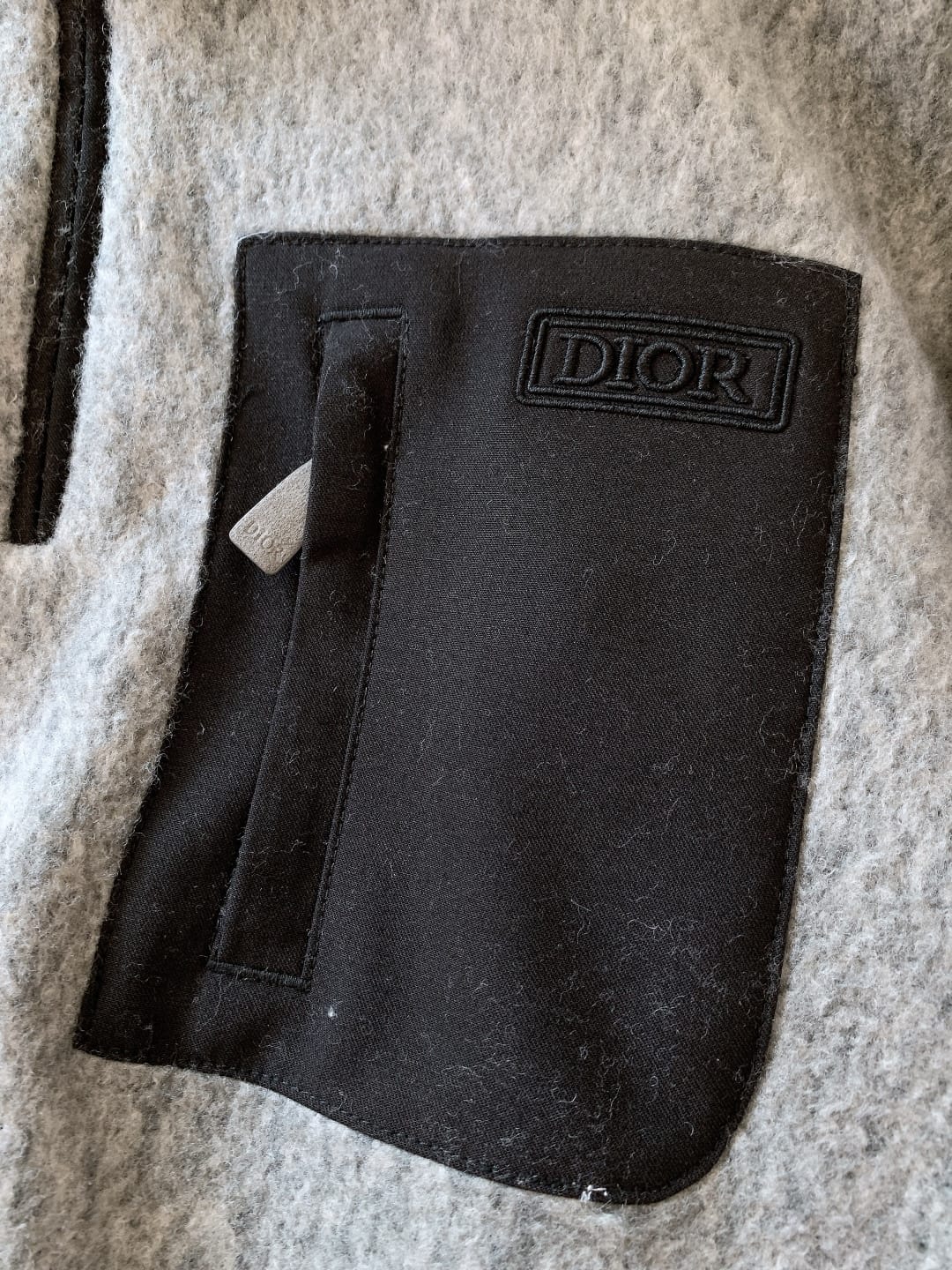 Dior - Textured Wool Quarter-Zip Pullover