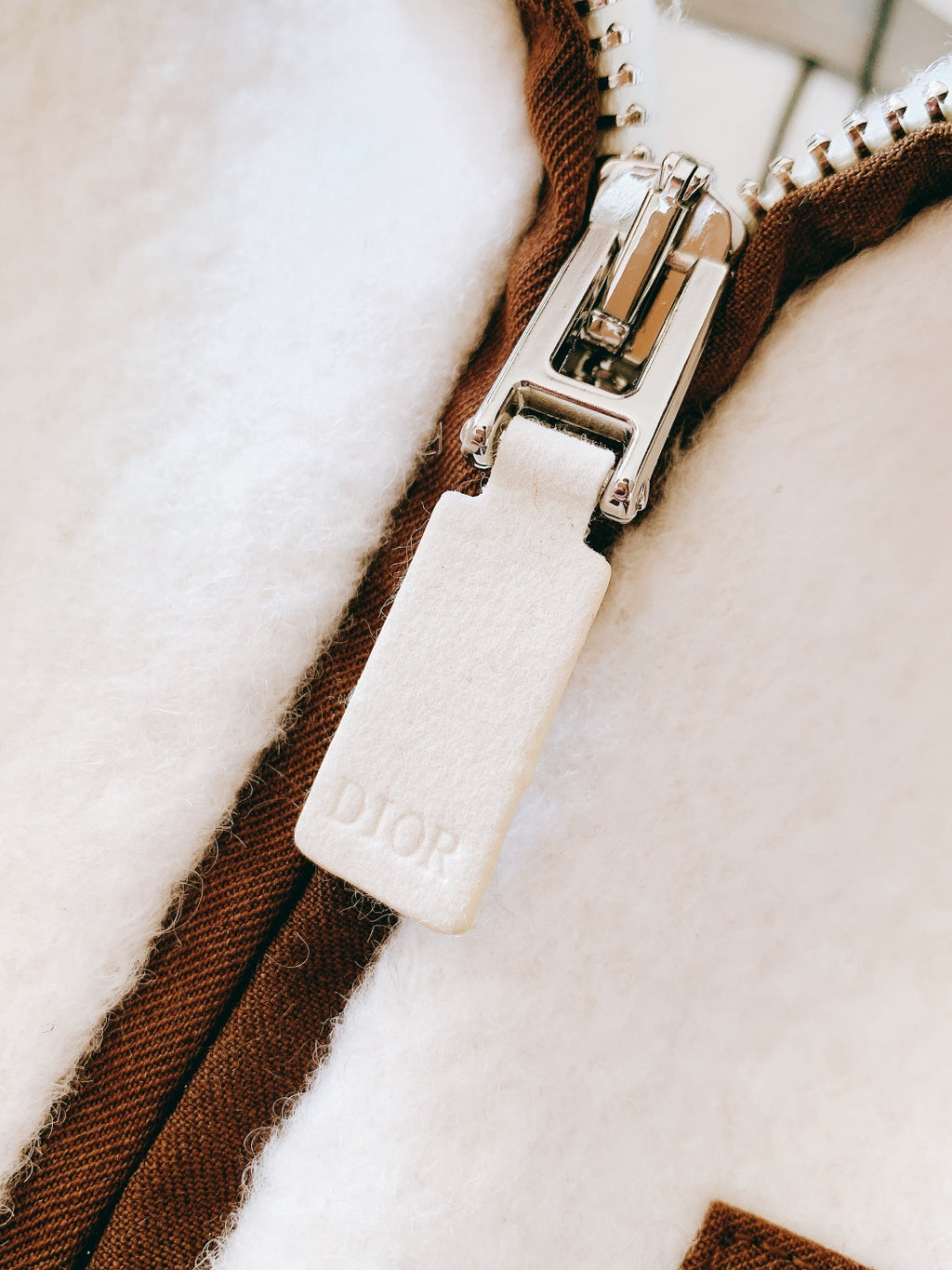 Dior - Contrast Panel Sherpa Fleece Quarter-Zip