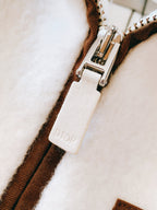Dior - Contrast Panel Sherpa Fleece Quarter-Zip