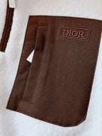 Dior - Contrast Panel Sherpa Fleece Quarter-Zip