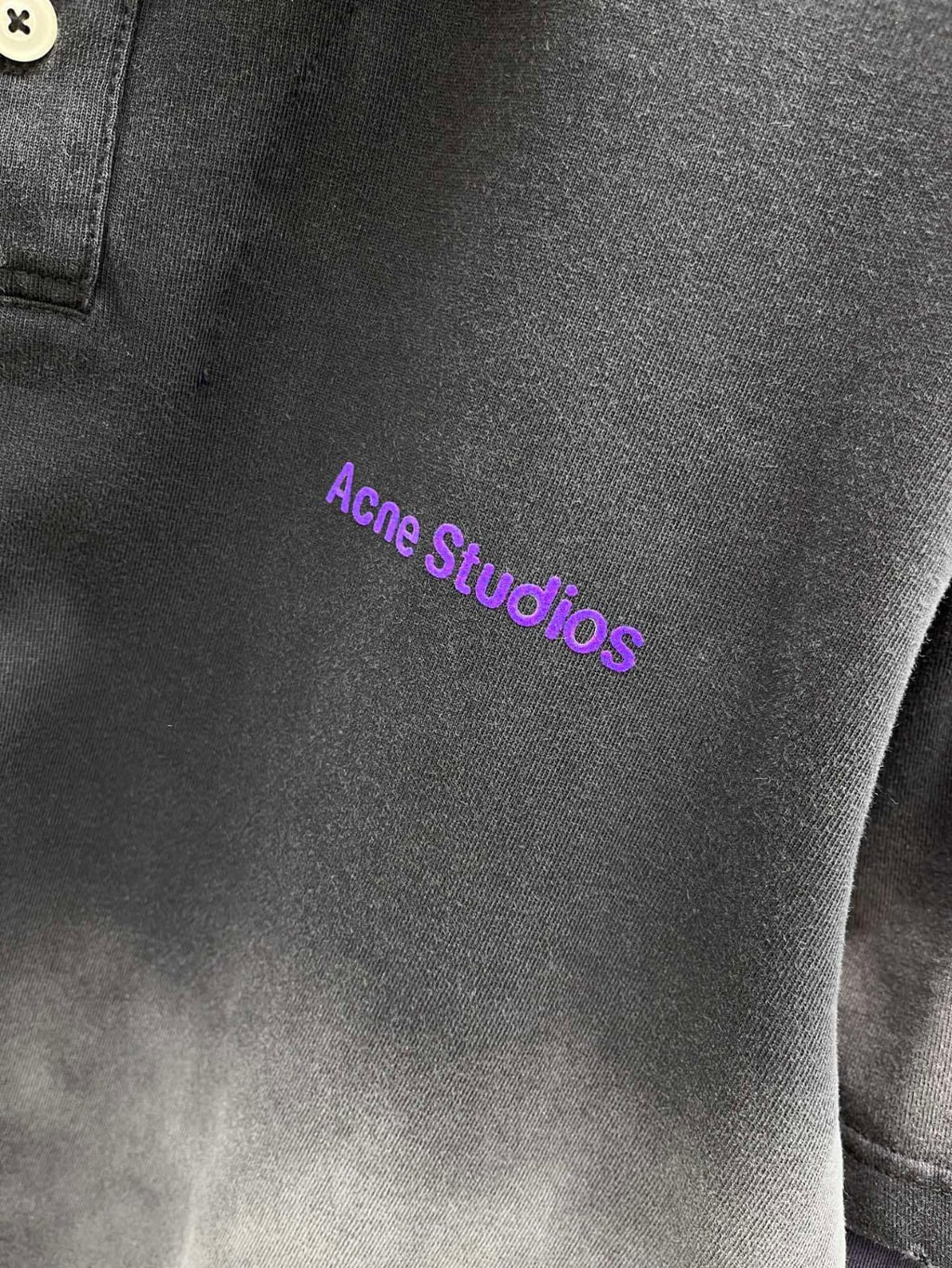 Acne Studios - Faded Layered Polo Shirt with Stockholm 1996 Logo