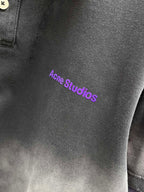Acne Studios - Faded Layered Polo Shirt with Stockholm 1996 Logo