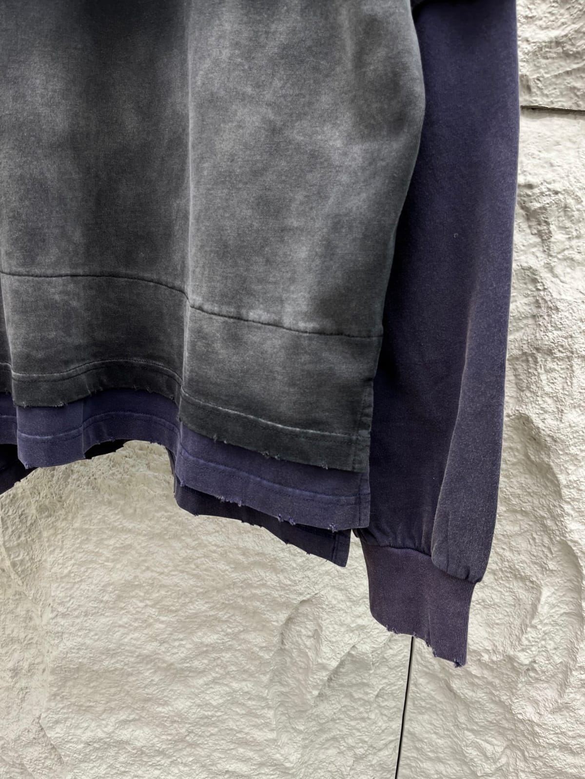 Acne Studios - Faded Layered Polo Shirt with Stockholm 1996 Logo