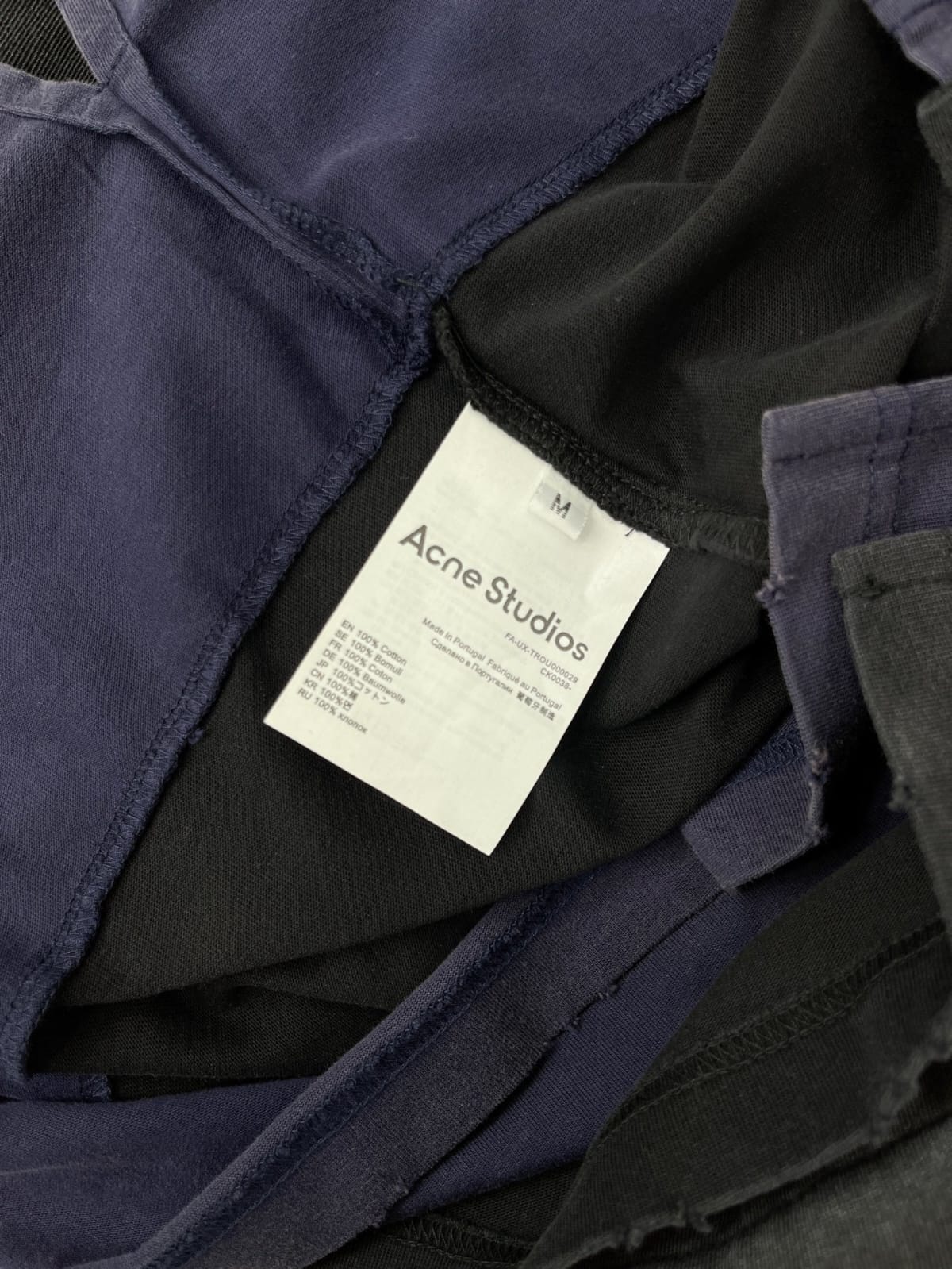 Acne Studios - Faded Layered Polo Shirt with Stockholm 1996 Logo