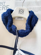 Loewe - Anagram Fleece Bomber Jacket with Sherpa Collar