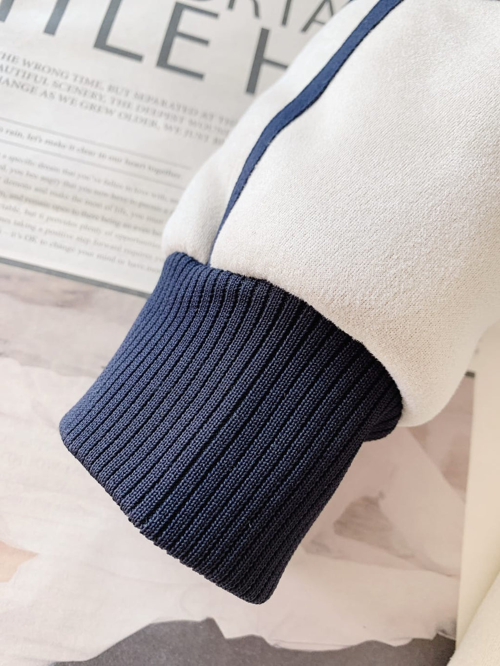 Loewe - Anagram Fleece Bomber Jacket with Sherpa Collar