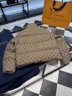Louis Vuitton - Monogram Stripe Puffer Jacket - Brown