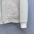 Louis Vuitton - Embossed Monogram Jacket - Off-White