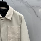 Louis Vuitton - Embossed Monogram Jacket - Off-White