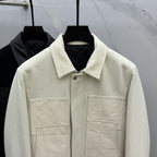Louis Vuitton - Embossed Monogram Jacket - Off-White