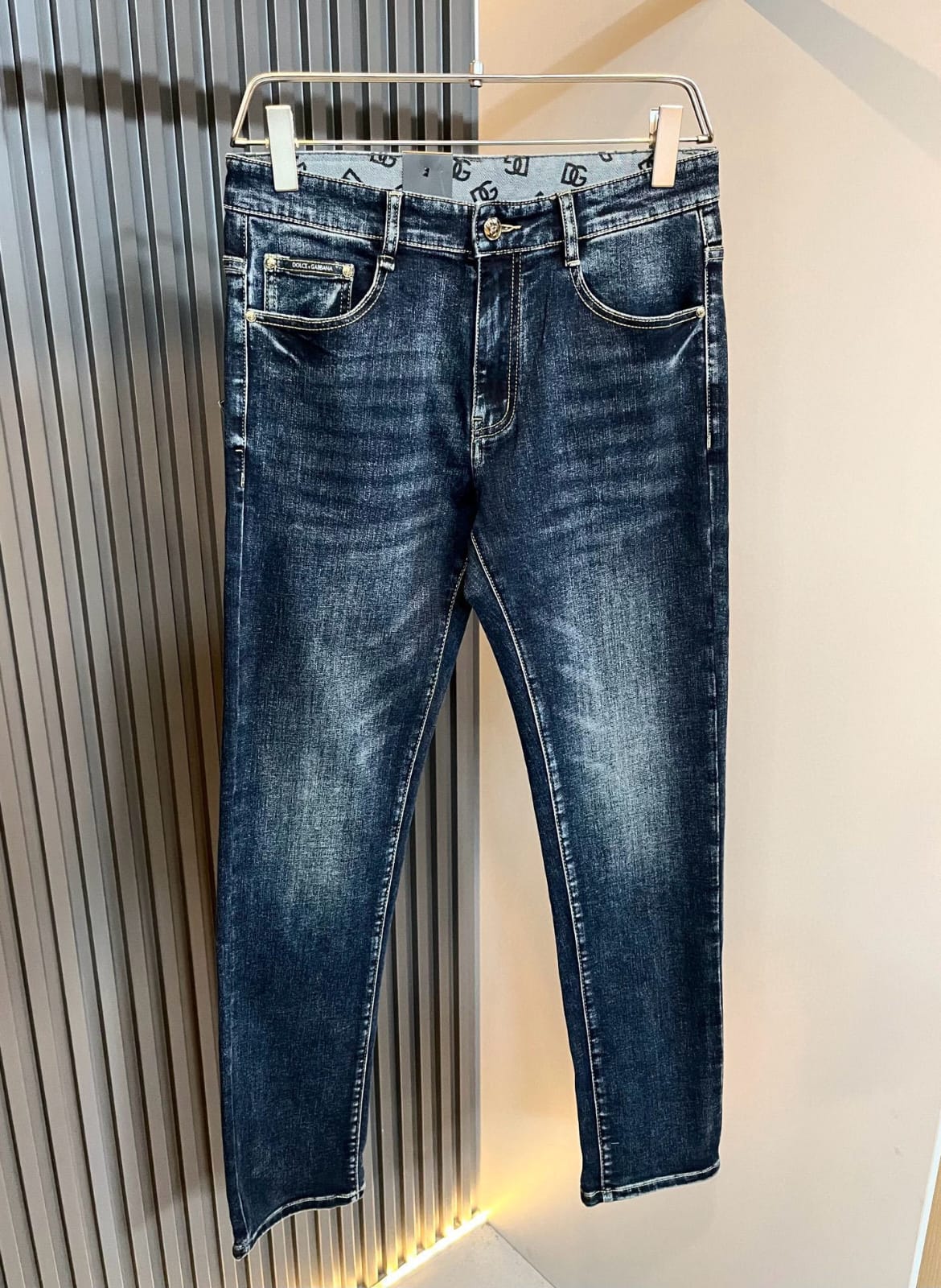 Dolce & Gabbana - Dark Indigo Wash Men's Slim Denim Jeans