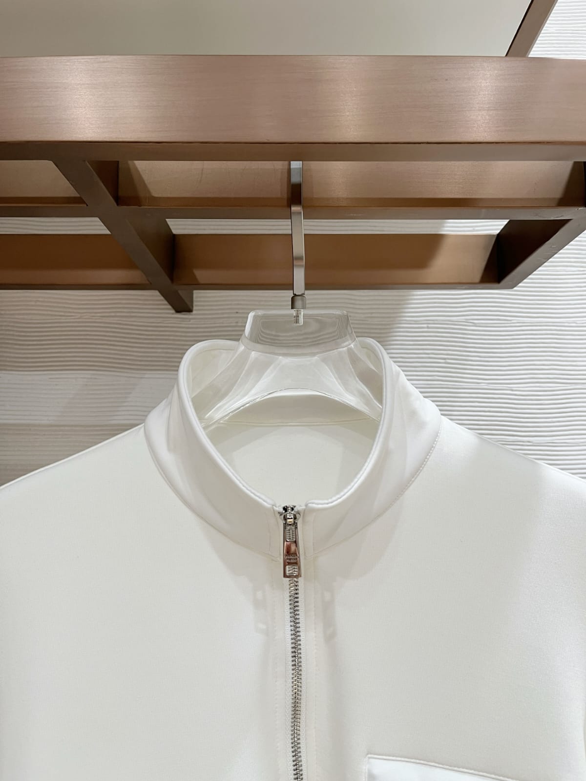 Prada - White Knit Quarter-Zip Pullover – Lebsak