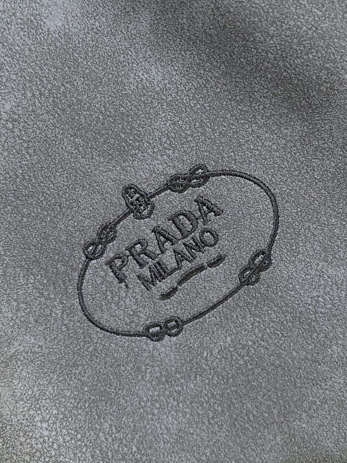 Prada - Dark Grey Suede-Effect Hooded Bomber Jacket