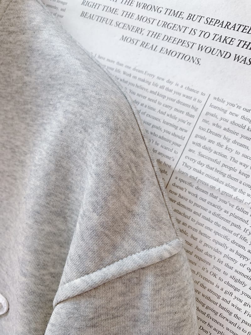 Prada - Light Grey Quarter-Zip Sweatshirt