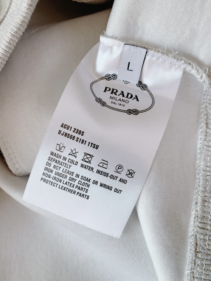 Prada - Light Grey Quarter-Zip Sweatshirt
