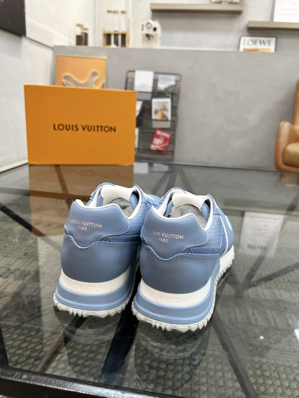 Louis Vuitton - Men's Run Away Sneaker in Light Blue
