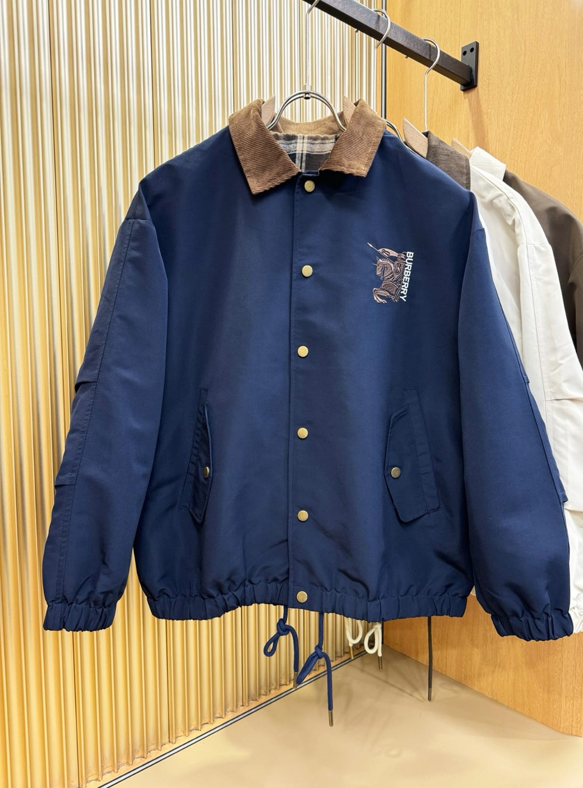 Burberry - Navy Coach Jacket