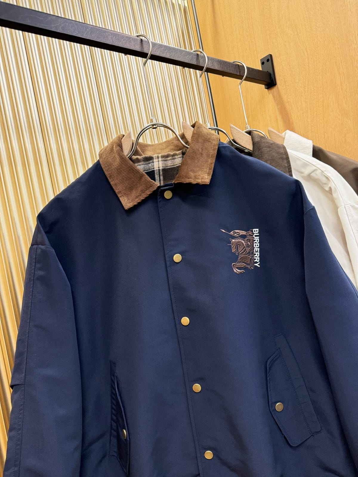 Burberry - Navy Coach Jacket