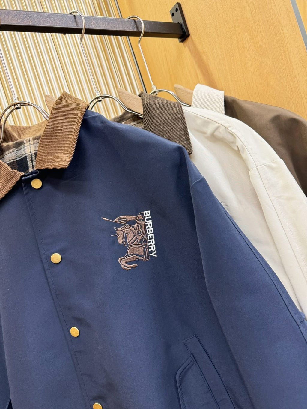 Burberry - Navy Coach Jacket