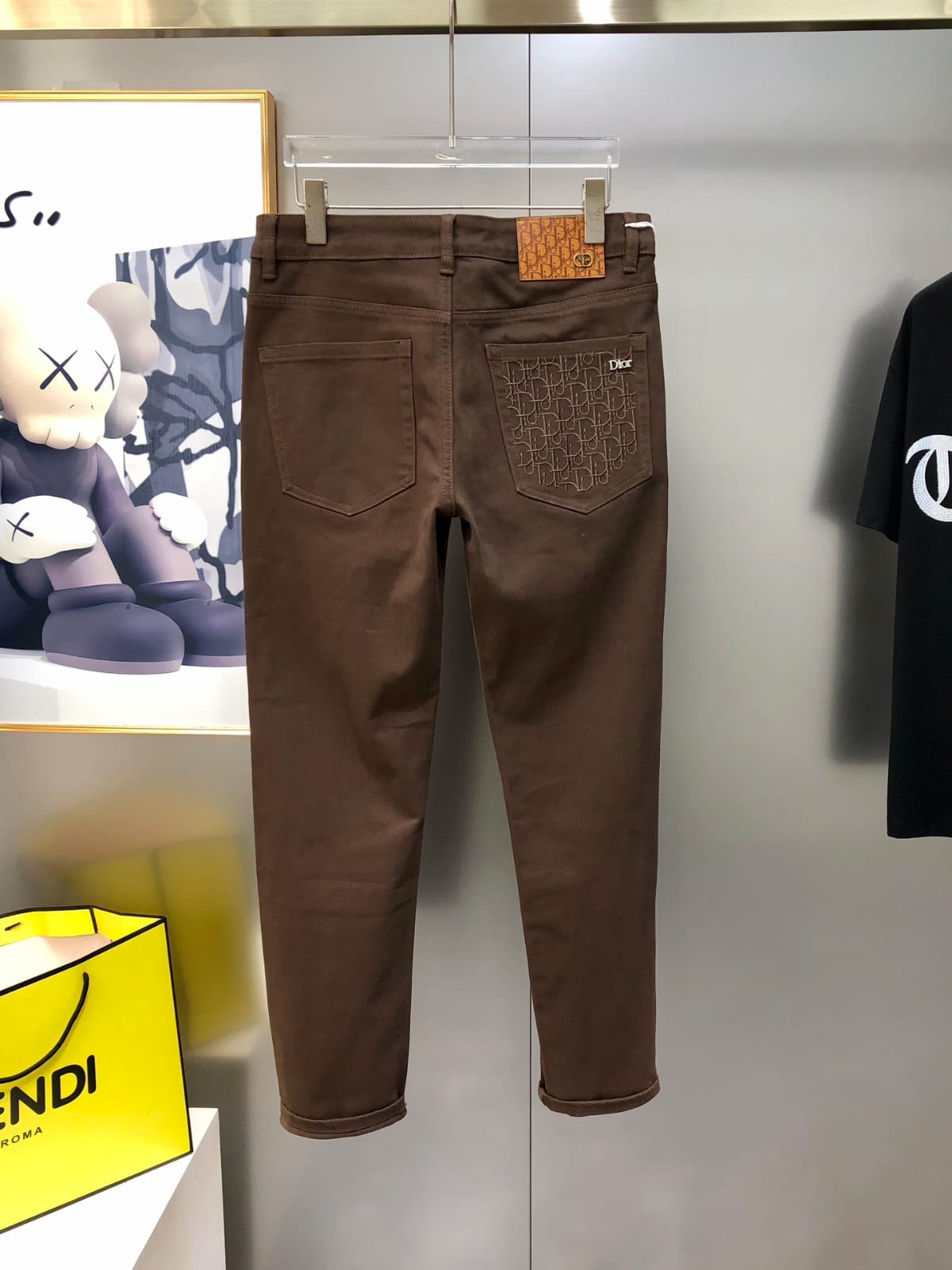 Dior - Men's Slim-Fit Trousers - Mocha Brown