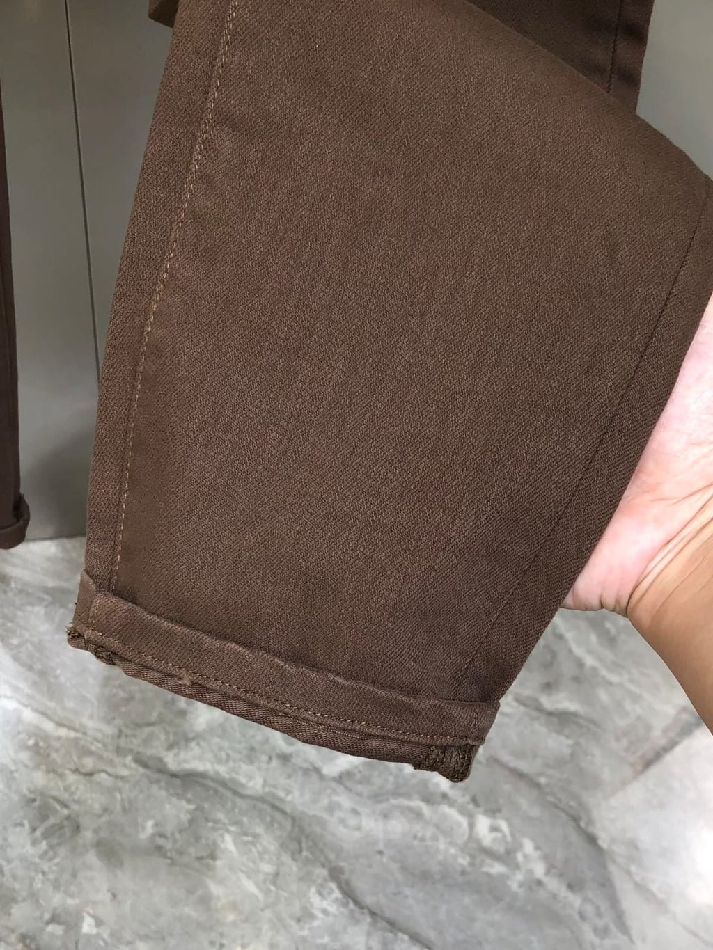 Dior - Men's Slim-Fit Trousers - Mocha Brown