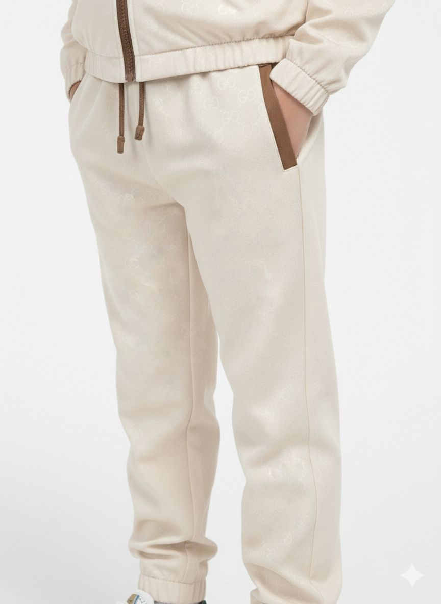 Gucci - Kids GG Jacquard Tracksuit Set with Contrast Collar