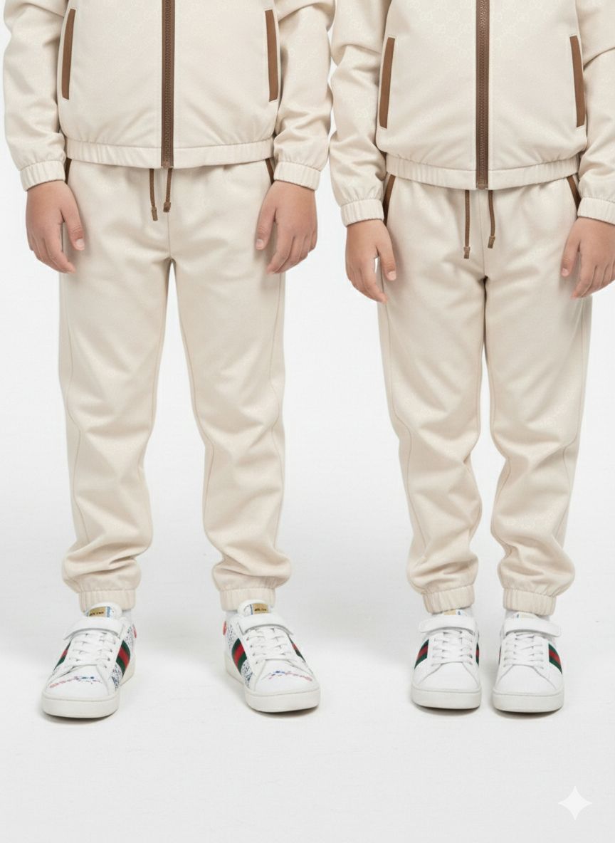 Gucci - Kids GG Jacquard Tracksuit Set with Contrast Collar