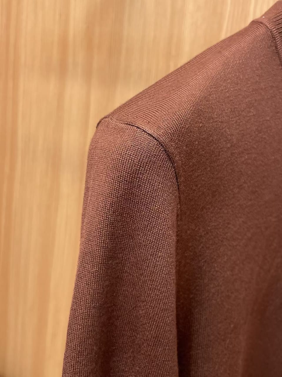 Loro Piana - Brown Knit Crew Neck Sweater