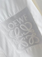 Loewe - White Anagram Embroidered Chest Pocket Shirt