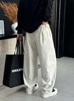 Maison Margiela - Off-White Loose-Fit Trousers with Tie Belt