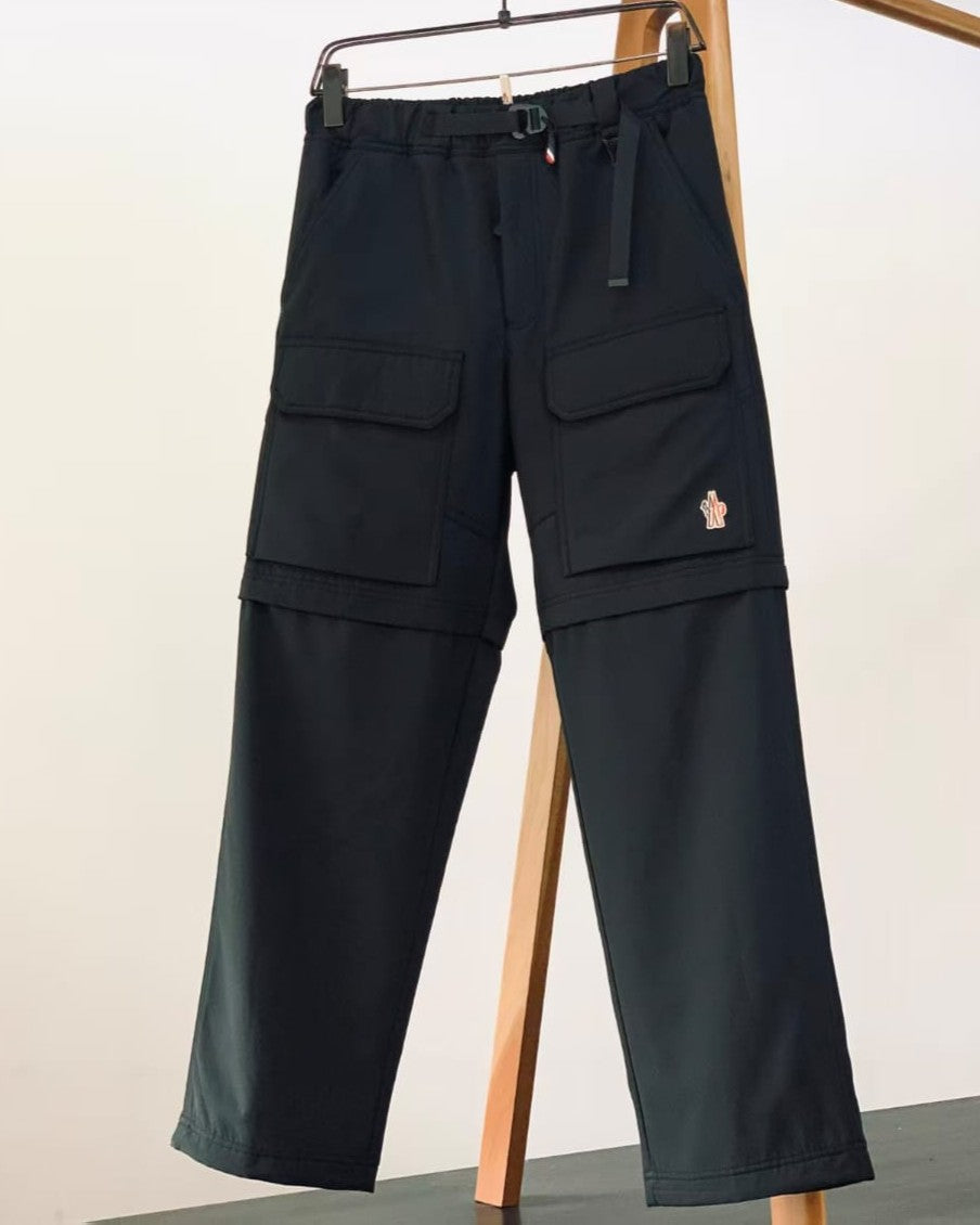 Moncler - Black Belted Technical Cargo Trousers