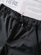 Moncler - Black Belted Technical Cargo Trousers
