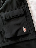 Moncler - Black Belted Technical Cargo Trousers