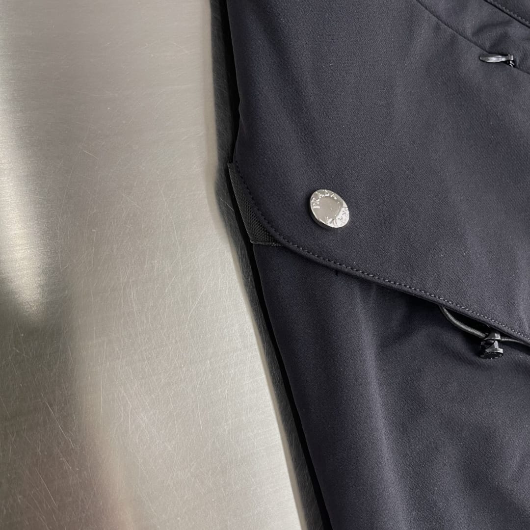 Prada - Black Cargo Joggers