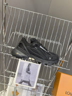 Louis Vuitton - Chunky Black Sneakers with Reflective Detail