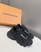 Louis Vuitton - Chunky Black Sneakers with Reflective Detail