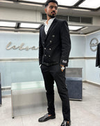 Dolce & Gabbana - Men's Black Double-Breasted Suit